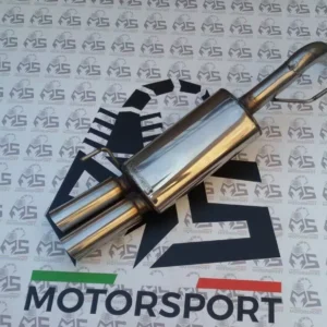 Terminale da 60mm Silenziato Abarth Grande Punto/EVO/MITO Fin. 80mm