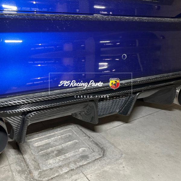 Estrattore completo sostitutivo in VERO CARBONIO 500/595/695 Abarth Restyling