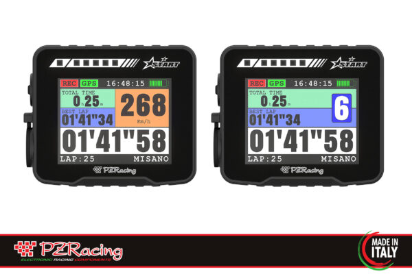 ST500B Start Basic pzracing Laptimer gps 50hz display colori senza scarico dati - immagine 3