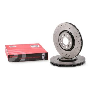 Coppia dischi freno anteriori Brembo XTRA 330mm Tonale/Giulietta/159/Spider/Brera/Cherokee