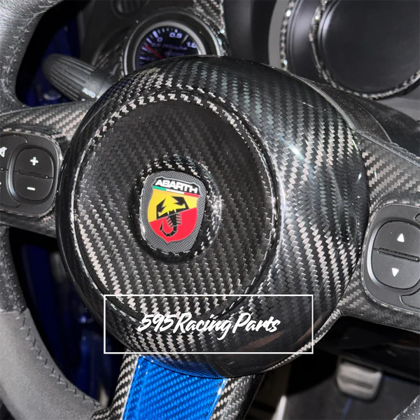 Cover Airbag cornice esterna in VERO CARBONIO 500/595/695 Abarth