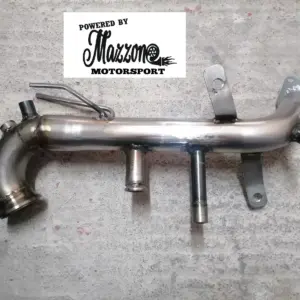 Downpipe inox rimozione fap dpf motore 1.3 Multijet E6 turbina alta uso sportivo