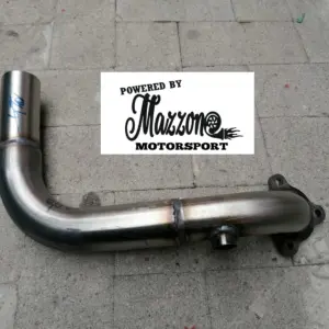 Downpipe inox motore 1.3 Multijet turbina bassa 85-90 cv uso sportivo