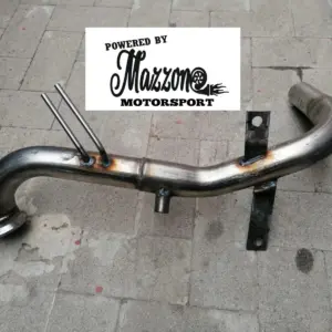 Downpipe inox fap dpf motore 1.3 Multijet euro 5b turbina alta ad uso sportivo