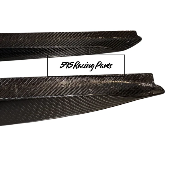 Coppia minigonne aggiuntive in CARBONIO VERO Fiat 500/595/695/Abarth - immagine 2