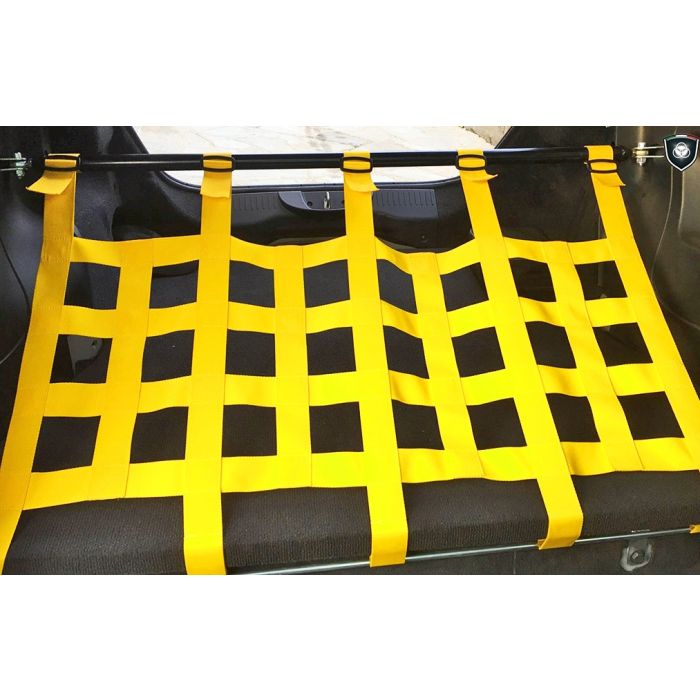 KIT Barra posteriore Pista Biposto con rete e tappetino 500/595/695 Abarth - immagine 10