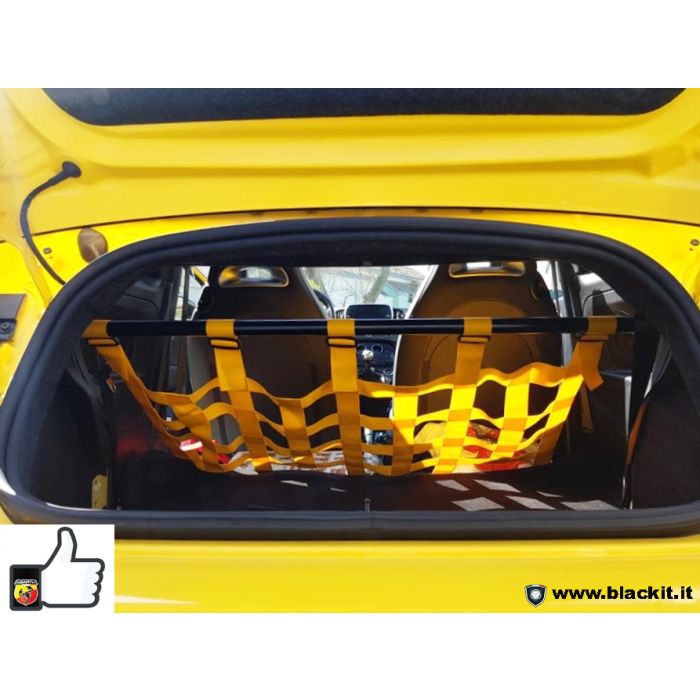 KIT Barra posteriore Pista Biposto con rete e tappetino 500/595/695 Abarth - immagine 16