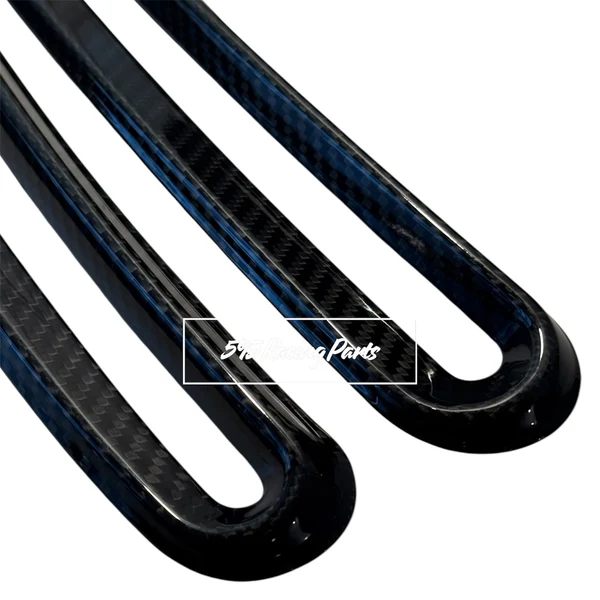 Coppia Cover serrature portiera in VERO CARBONIO Fiat 500/595/695/Punto Abarth (Copia) - immagine 2