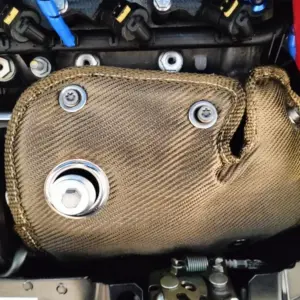 Protezione coperta termic turbo 595 Racing Parts per FIAT 500 Abarth 1.4 TJet con turbina GT1446 1446 (NON installabile su IHI)