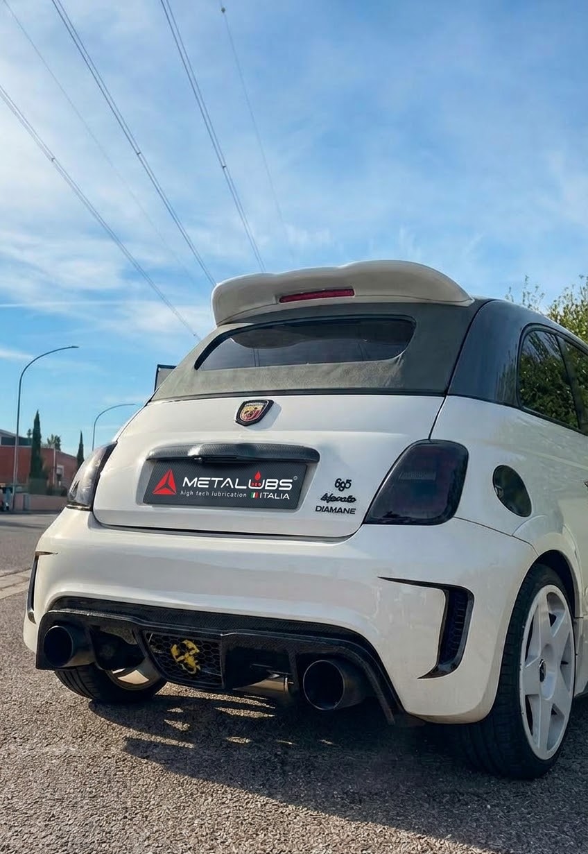 Terminale doppia valvola wireless Elettronica 60/63,5 mm 500 Abarth fin. 114 mm - immagine 2